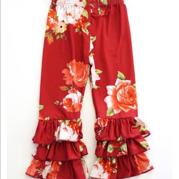 Little girl ruffle pants - Picture 1 of 2